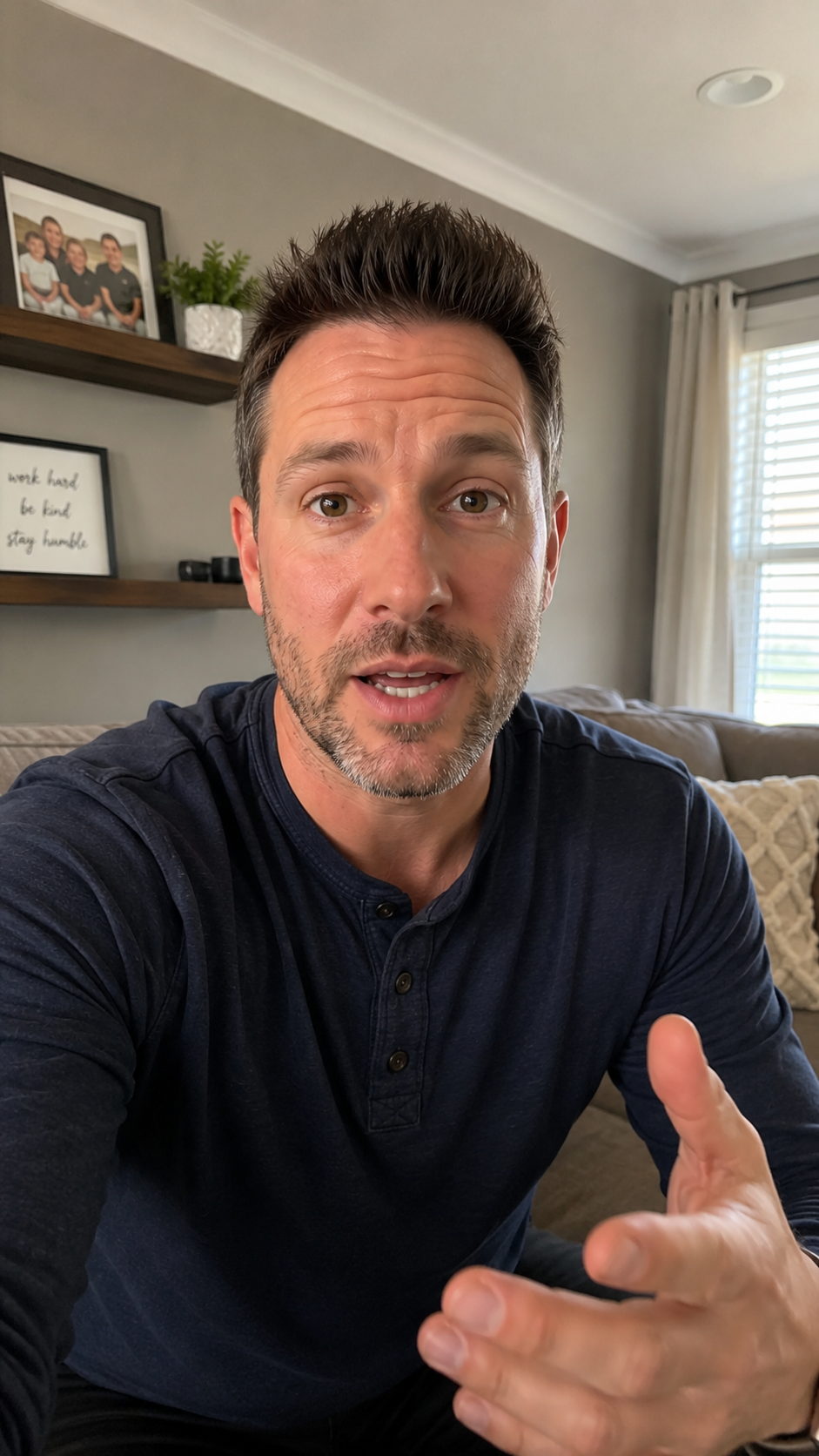 Caption template preview background from the GotReach app